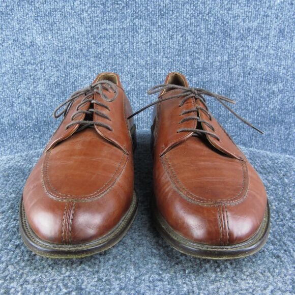 Vito Rufolo Mens Shoes‎ Size 11 Made In Italy Brown Leather Split Oxford Sharp - Picture 2 of 10